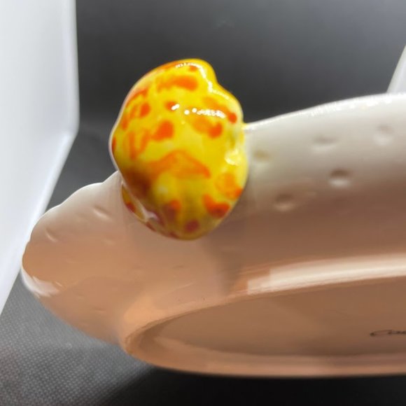 CounterArt Ginger Cat Watching a Goldfish Small Platter - Picture 5 of 6